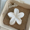 Women's Cute Lady Sweet Flower Plastic Hair Claws
