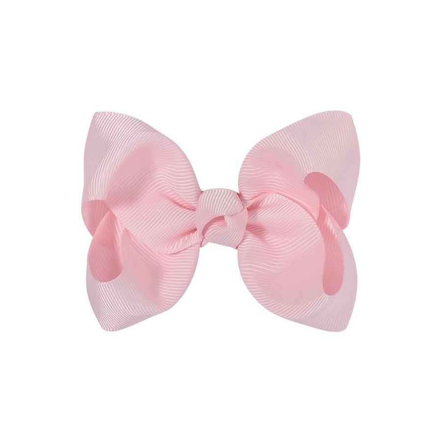 fashion bow knot polyester rib hair clip