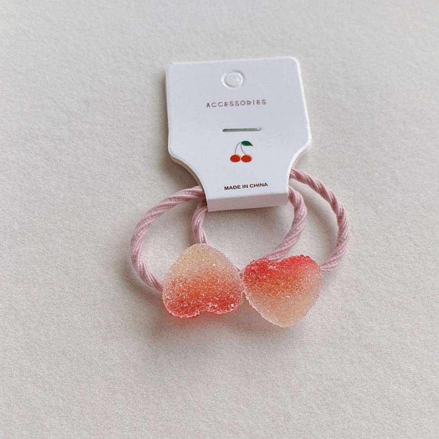 Korean version of the new imitation candy love stars hairpin hairband small cute rubber band headdress baby accessories