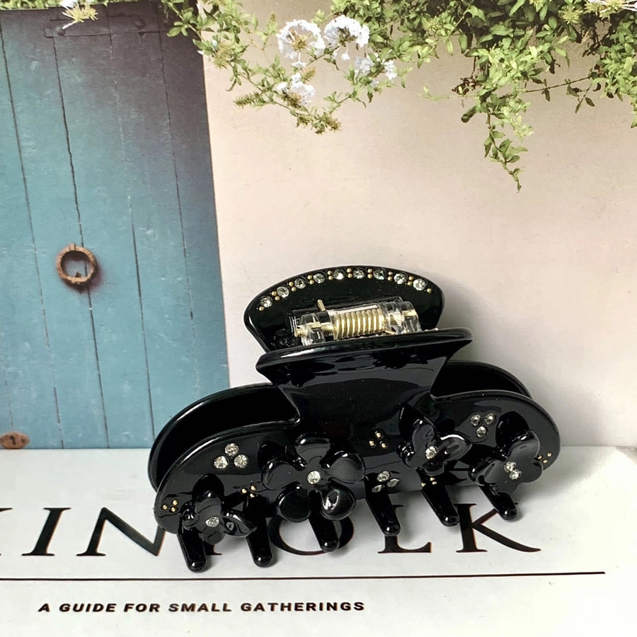 original design flower butterfly acetic acid sheets diamond hair claws