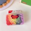 cartoon style colorful elastic band pleated rubber band 1 set
