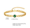 Basic Simple Style Solid Color Titanium Steel 18K Gold Plated Bracelets In Bulk