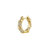 1 Pair Casual Simple Style Geometric Inlay Copper Zircon 24K Gold Plated Earrings