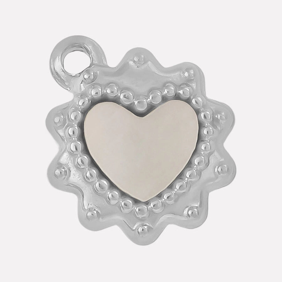 Jewelry Vintage Style Classic Style Heart Shape 304 Stainless Steel Shell Abalone Shell 18K Gold Plated Irregular Plating Pendant Necklace