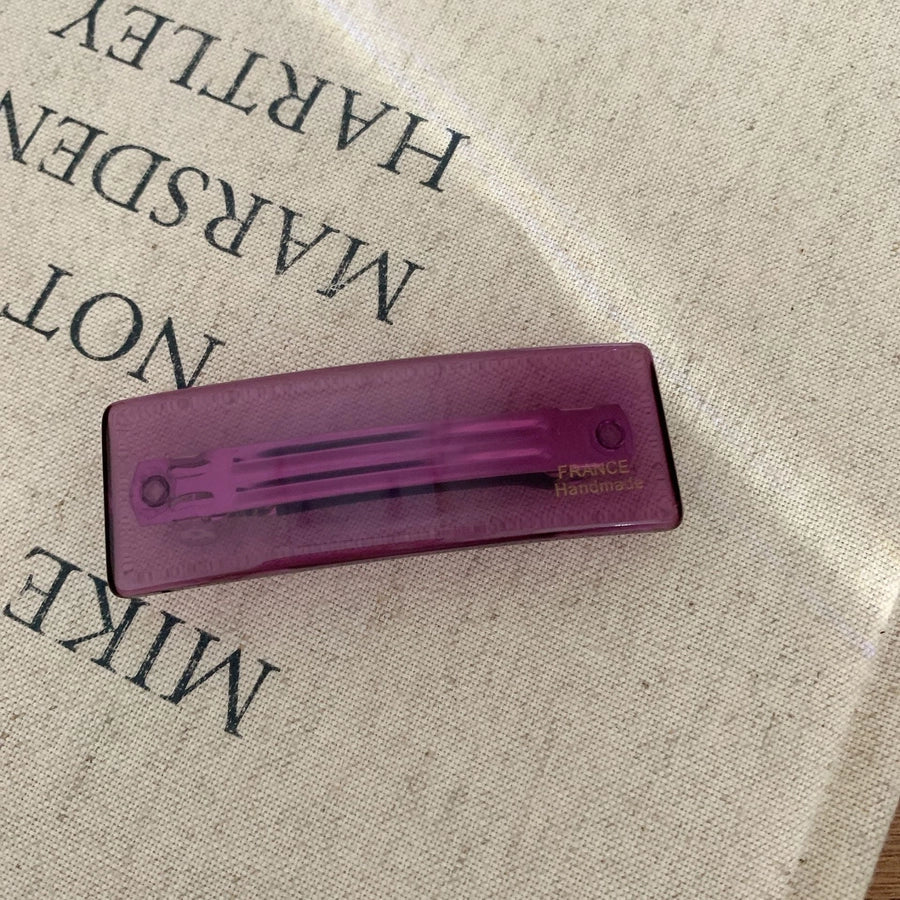 Women's Basic Simple Style Classic Style Arc Injection Molding Hair Clip