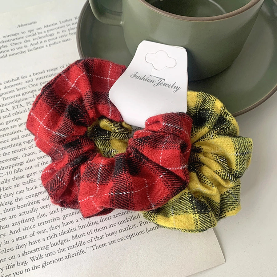 accessories solid color hair scrunchies combination