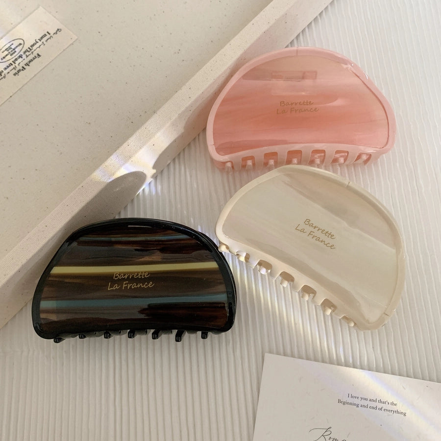 Women's Simple Style Commute Solid Color Acetic acid sheets Hair Claws