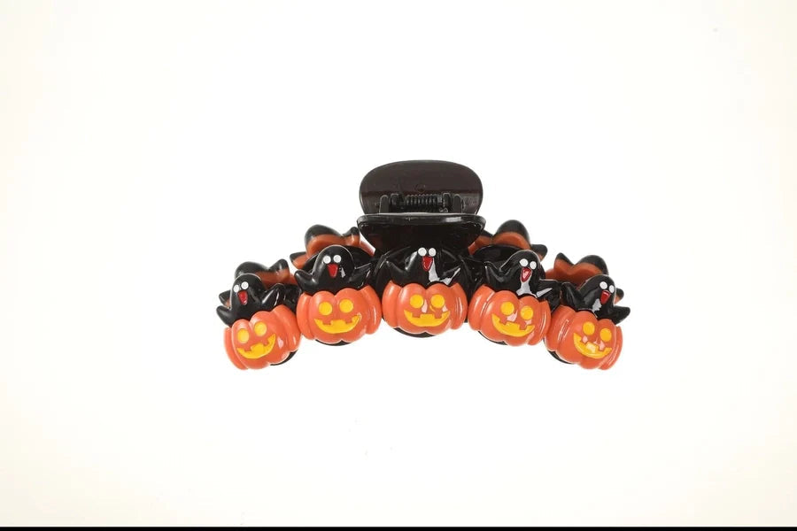 Halloween Women's Pumpkin Plastic Hair Claws