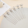 Antique U-shaped Hairpin Hair Accessories Simple Rhinestone Pin Hairpin Photography Portrait High-end Hair Hairpin