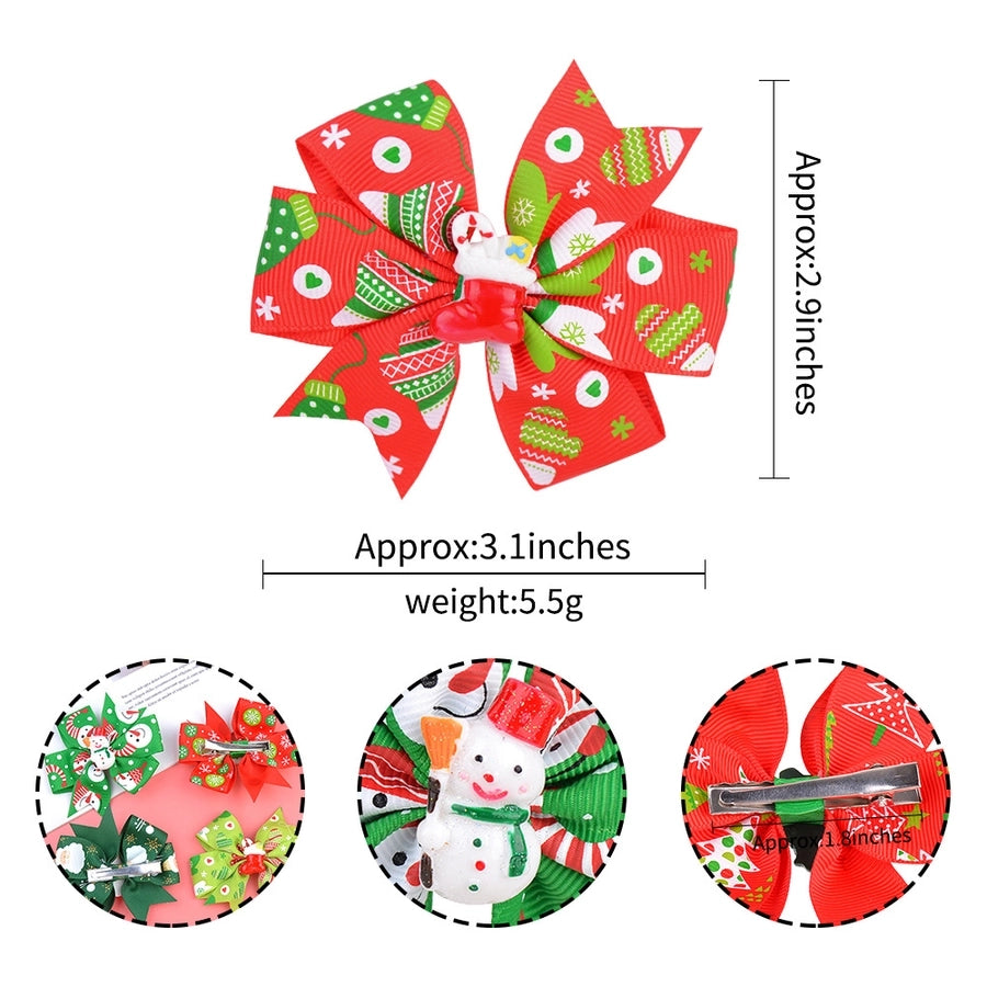 cute bow knot cloth hair clip