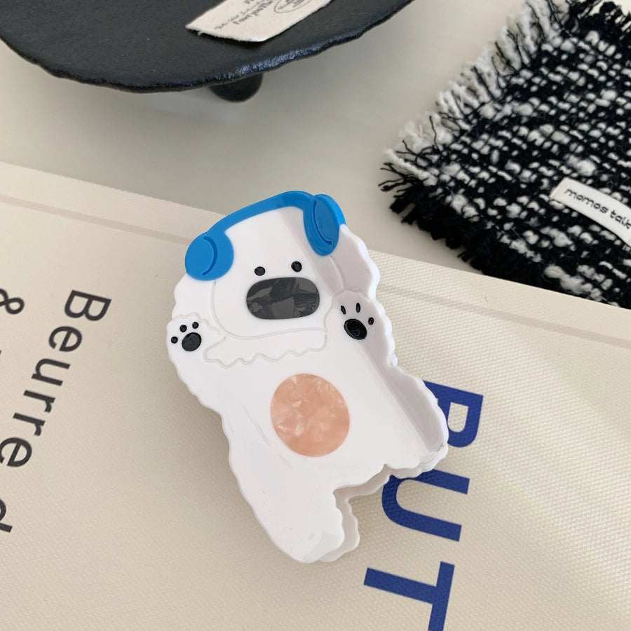 Animal Cartoon Cute New Acetate Headset Puppy Grip Shark Clip S Ponytail and Updo Personalized Hair Accessories