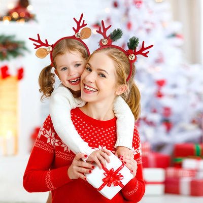 Christmas Cartoon Style Cute Women's Antlers Plastic Hair Band