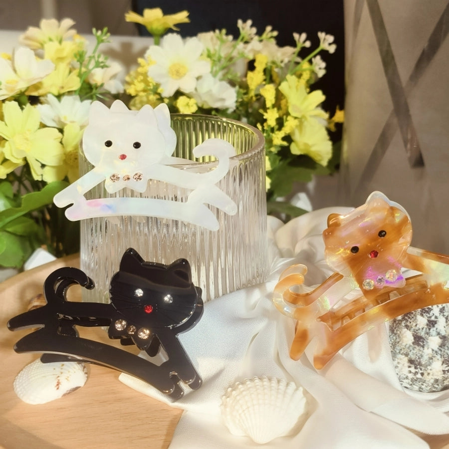 Women's Commute Cat Acetic acid sheets Hair Claws