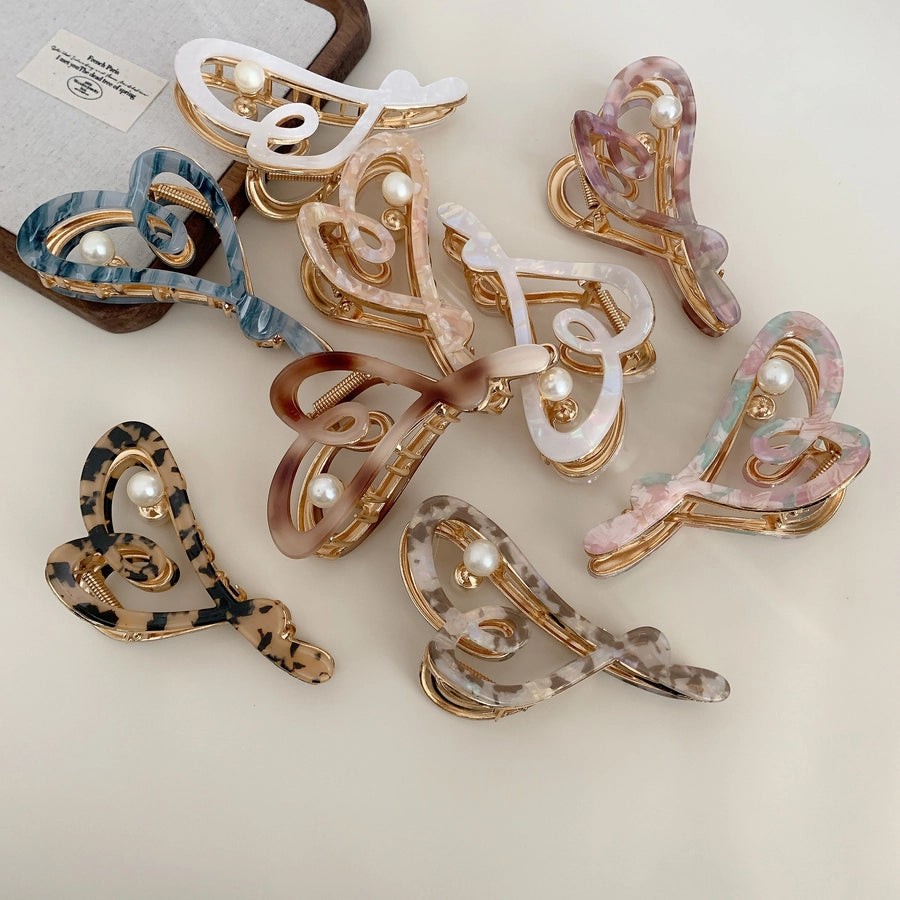 Women's Casual Simple Style Streetwear Geometric Alloy Acetic acid sheets Hair Claws