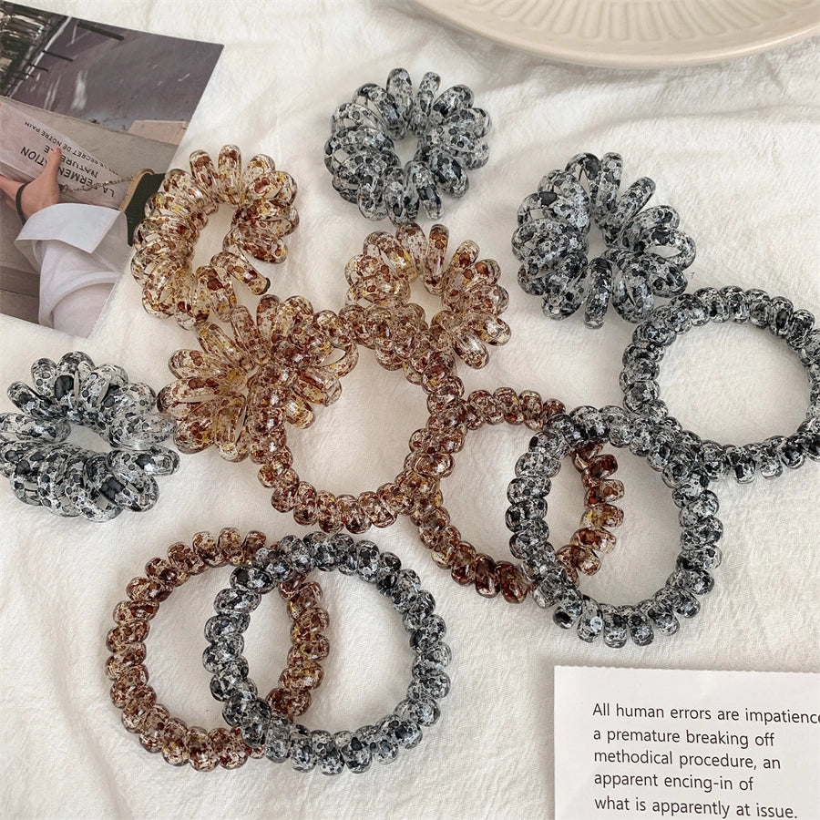 Women's Simple Style Classic Style Tie Dye Resin Hair Tie