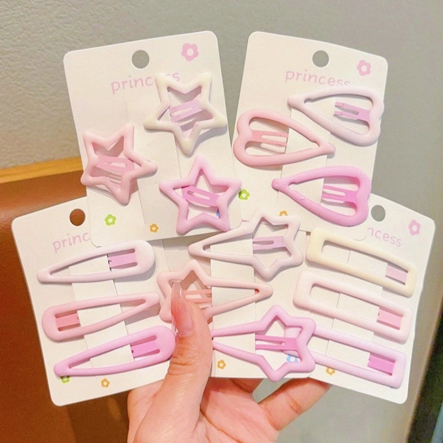 Women's Cute Solid Color Alloy Hair Clip