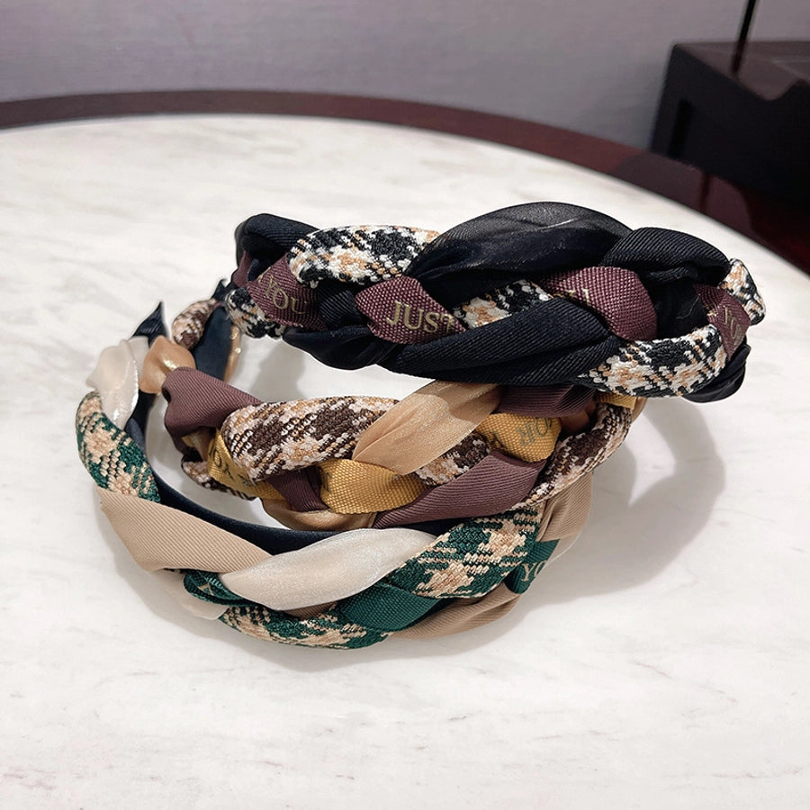 Women's Retro Printing Geometric Cloth Hair Band