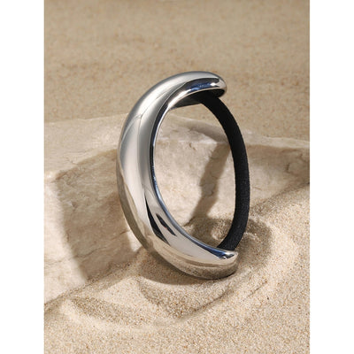Women's IG Style Arc 304 Stainless Steel rubber band Hair Tie