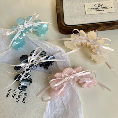 Women's Simple Style Classic Style Bow Knot Acetic acid sheets Hair Claws