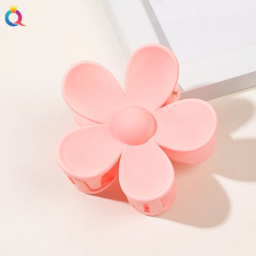 women's fashion flower plastic handmade hair claws