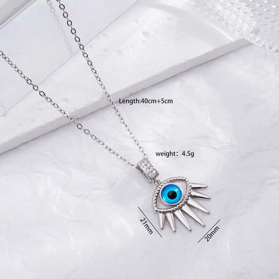 Jewelry Glam Lady Sexy Eye 304 Stainless Steel Copper Pendant Necklace