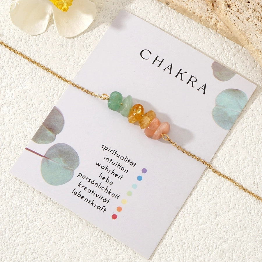 Semi-precious stone Copper Handmade Geometric Bracelets