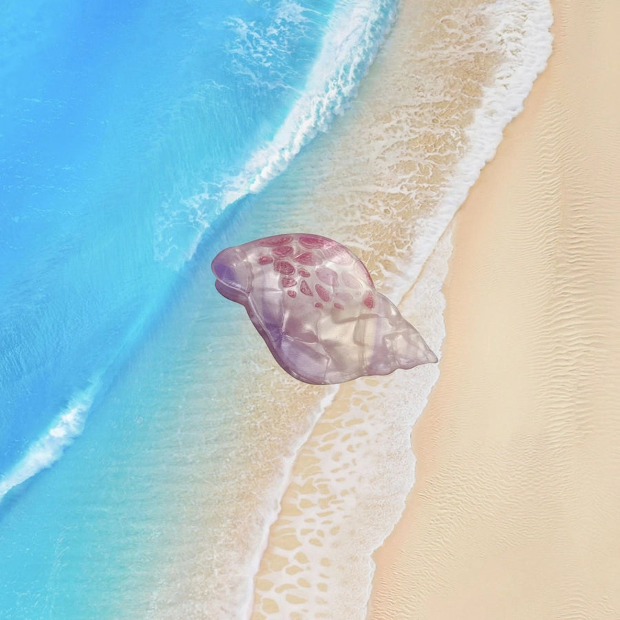 Conch Shell Hairpin Holiday Style Cute Small Hair Grab Japanese and Korean Small Exquisite Acrylic Side Clip Marine Hair Accessories