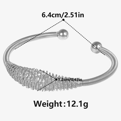 304 Stainless Steel European and American Bracelet Women's Fashion Thread Multi-Layer Popular Surrounding Bracelet 18K Gold Bracelet