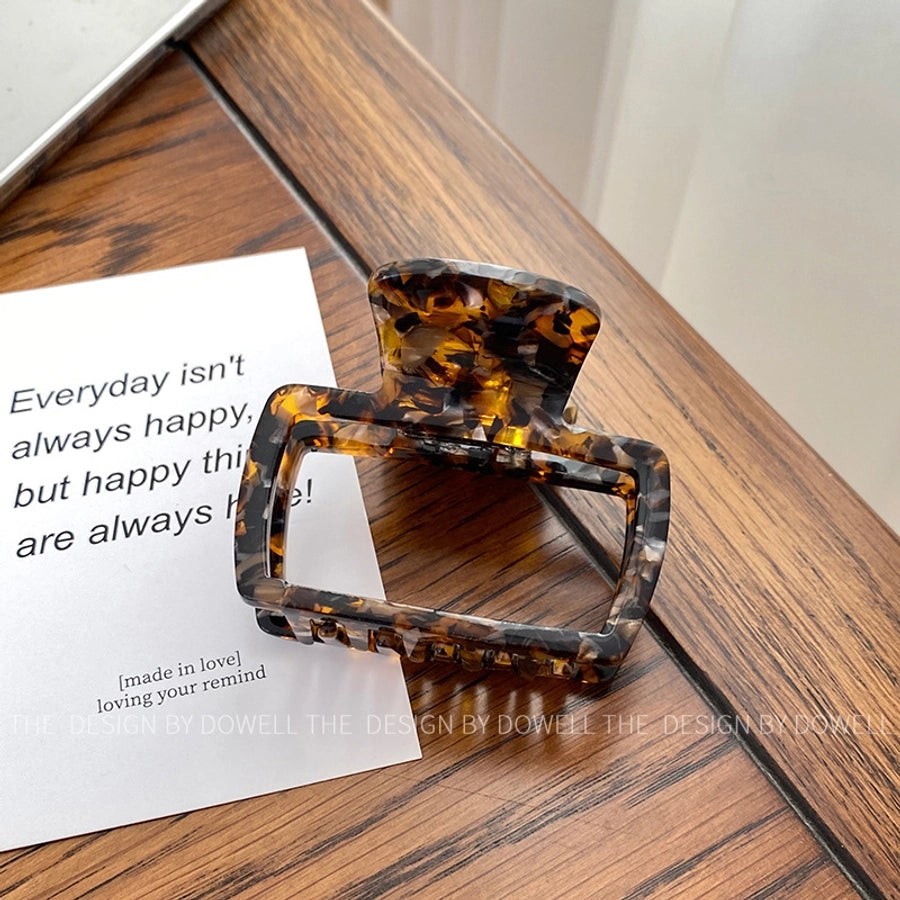 Women's Simple Style Geometric Acetic acid sheets Hair Claws