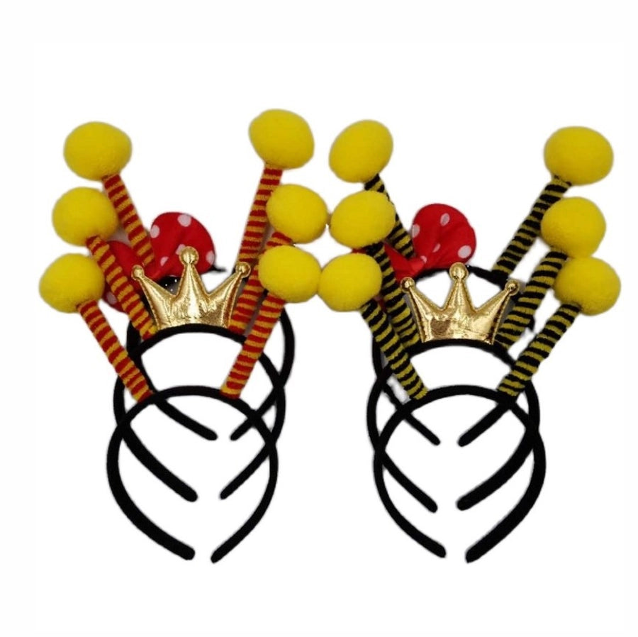 Ant Bee Caterpillar Animal Headband Six-One Game Performance Headwear Fur Ball Headwear Hair Band Hair Card