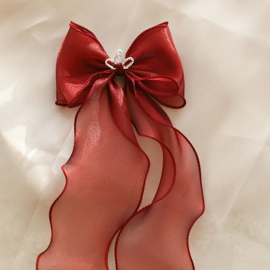 Kid'S Cute Sweet Bow Knot Synthetic Yarn Hair Clip