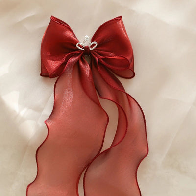 Kid'S Cute Sweet Bow Knot Synthetic Yarn Hair Clip