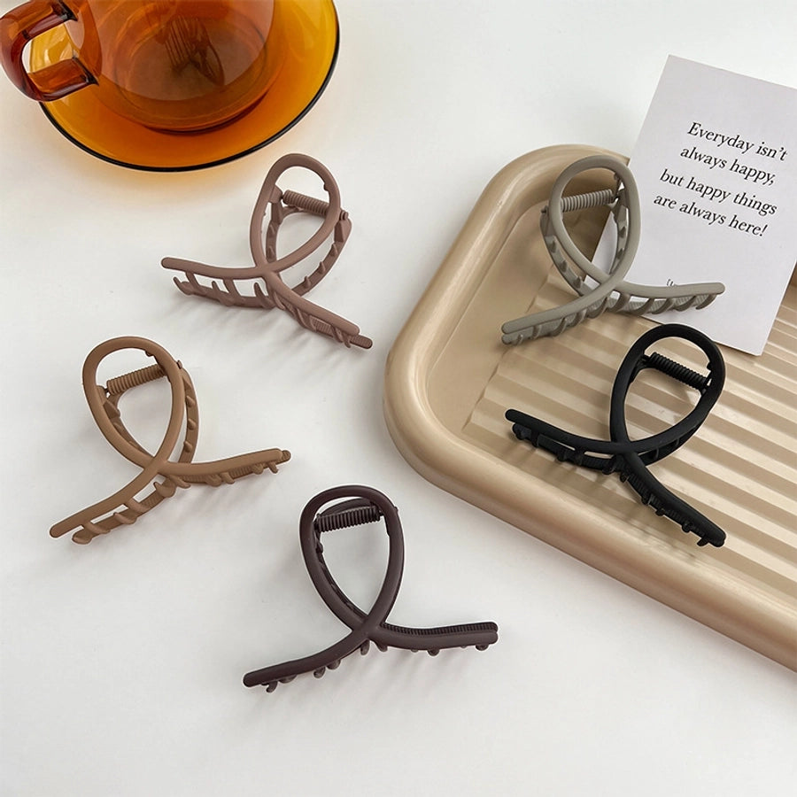 simple style geometric alloy stoving varnish hair claws