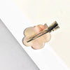 fashion ditsy floral arylic stoving varnish hair clip 1 piece