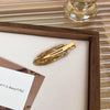 women's sweet geometric acetic acid sheets hair clip