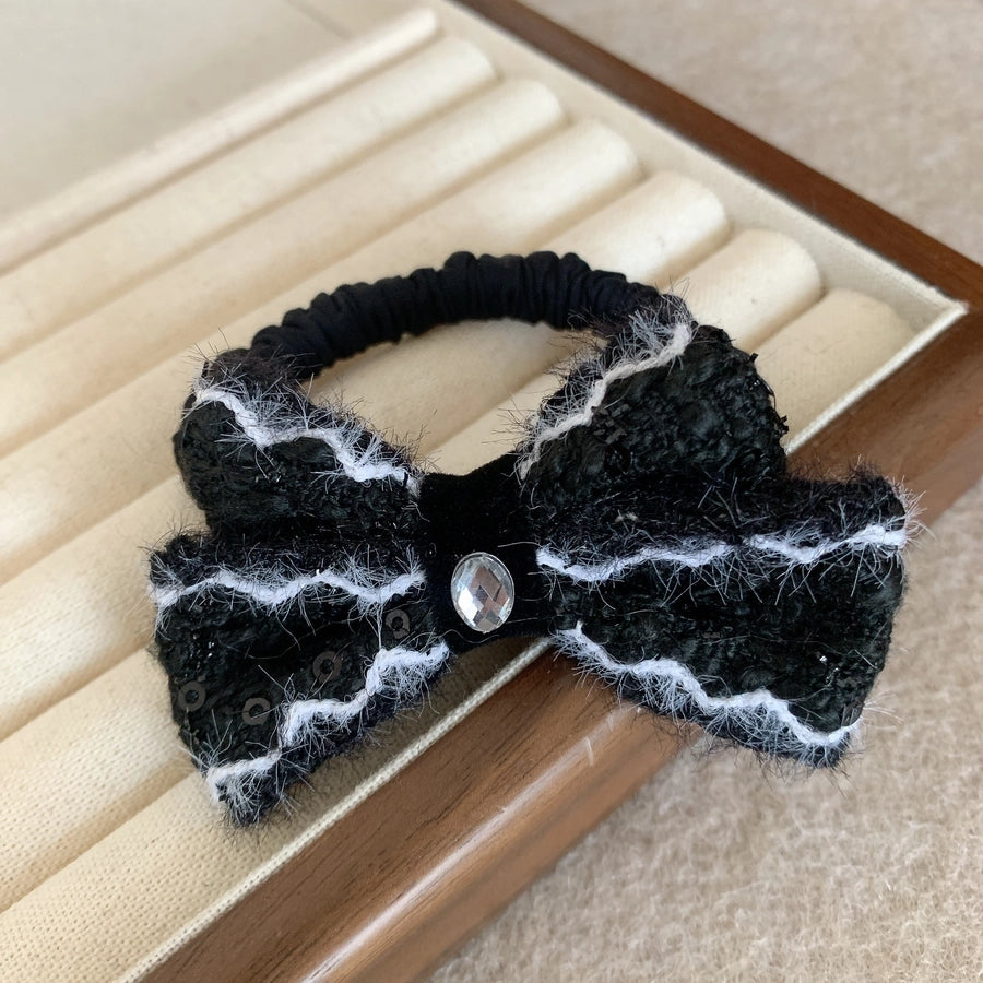 Women's Elegant Bow Knot Cloth Hair Clip Hair Tie