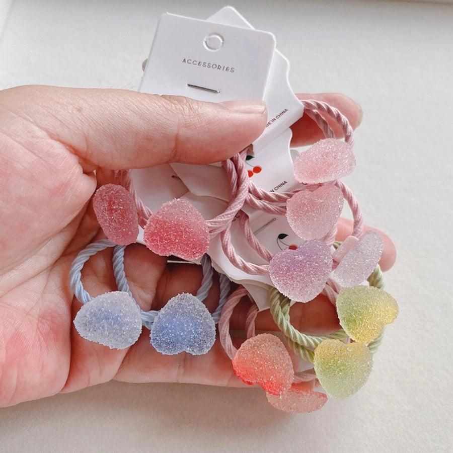 Korean version of the new imitation candy love stars hairpin hairband small cute rubber band headdress baby accessories