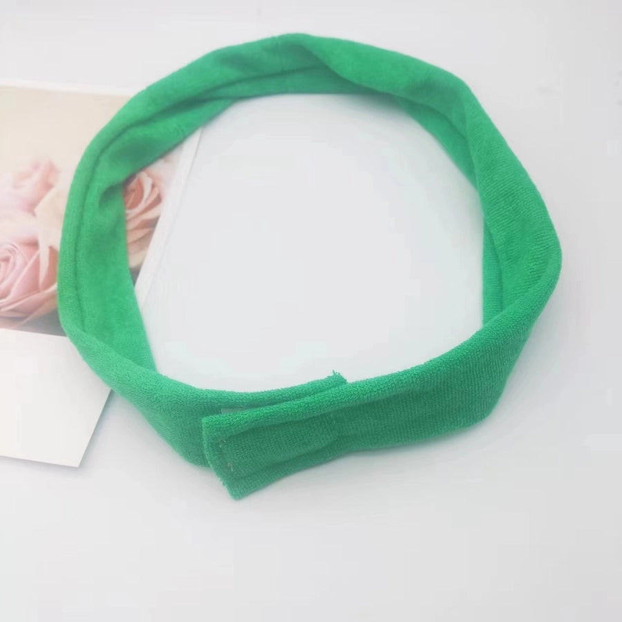 Women's Ethnic Style Simple Style Solid Color Cloth Hair Band