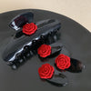 Women's Korean Style Flower Acetic acid sheets Hair Claws