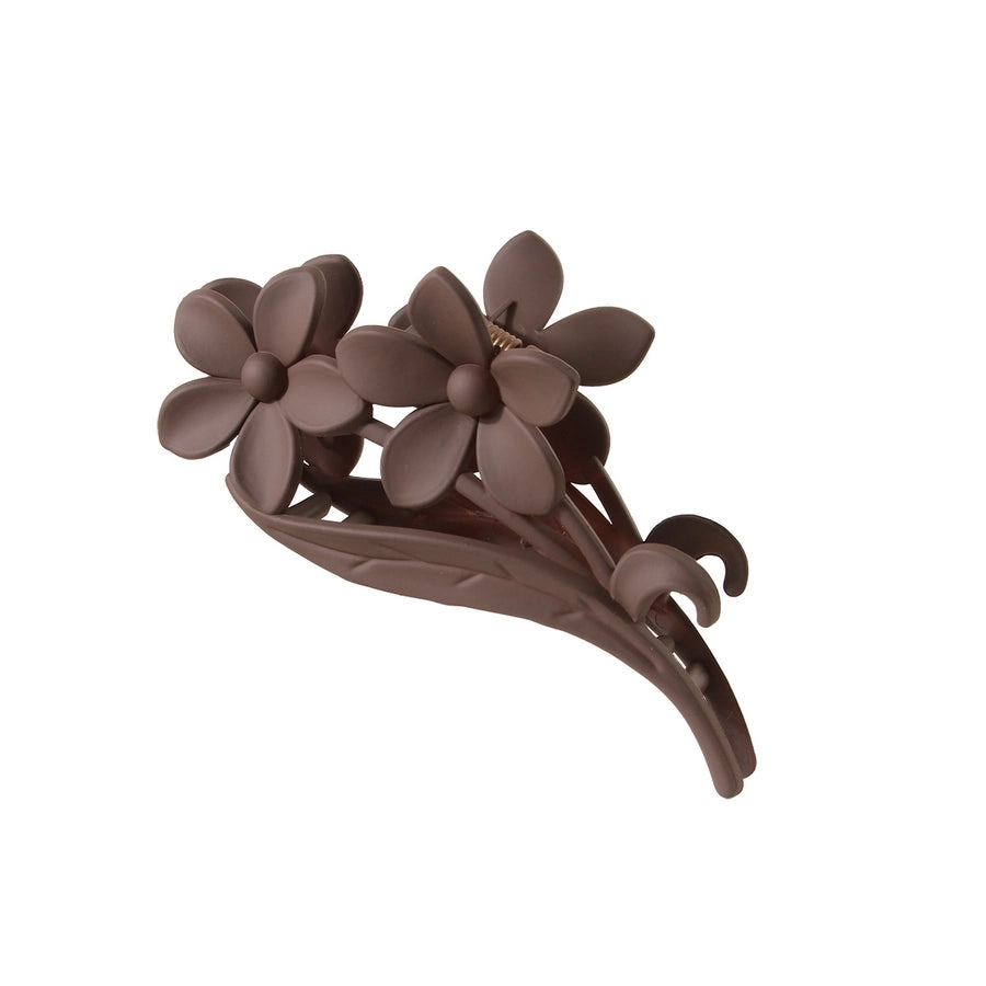 Women's Simple Style Classic Style Flower Plastic Resin Stoving Varnish Hair Claws