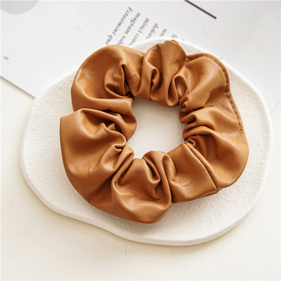 simple style solid color cloth hair tie 1 piece