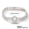 Copper K Gold Plated Inlay Water Droplets Zircon Bracelets