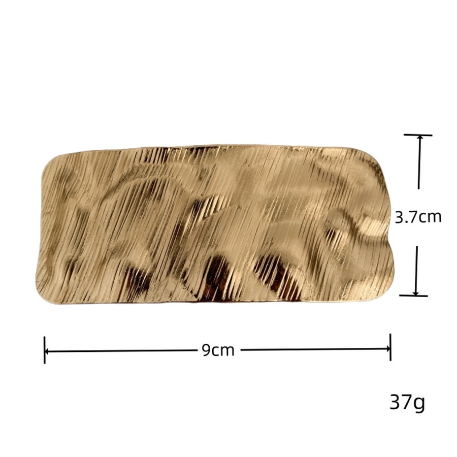 Women's Exaggerated Artistic Square Alloy Hair Clip