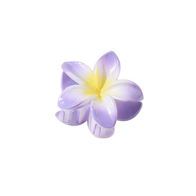 colorful egg flower hairpin flower gripper retro women's side gripper half gripper back head shark clip
