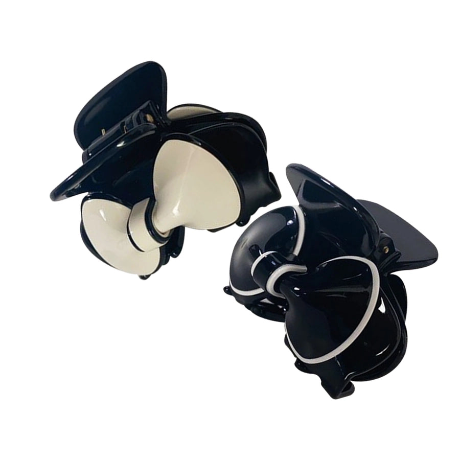Women's IG Style Romantic Korean Style Bow Knot Acetic acid sheets Hair Claws