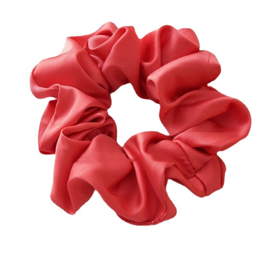 sweet solid color cloth handmade hair tie