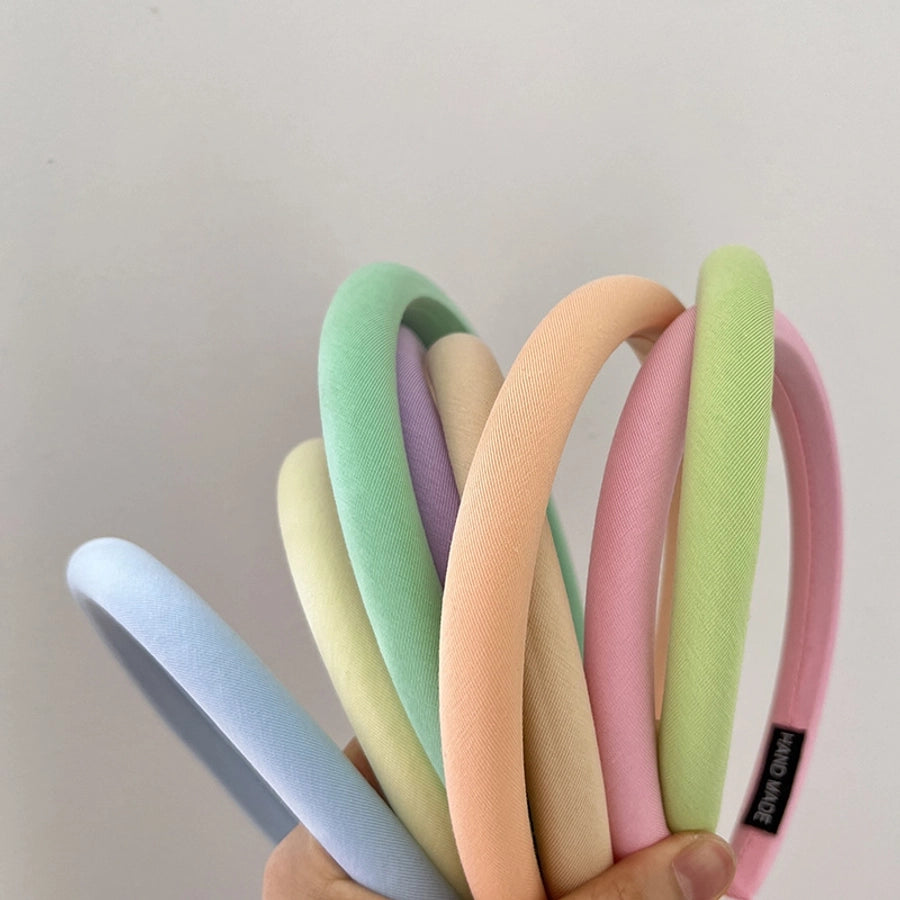 Women's Casual Simple Style Solid Color Cloth Handmade Hair Band