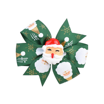 cute bow knot cloth hair clip