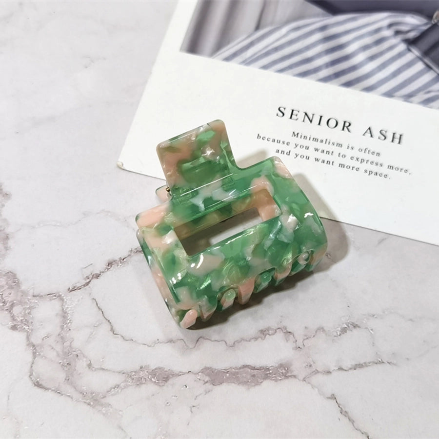 fashion geometric acetic acid sheets stoving varnish hair claws 1 piece