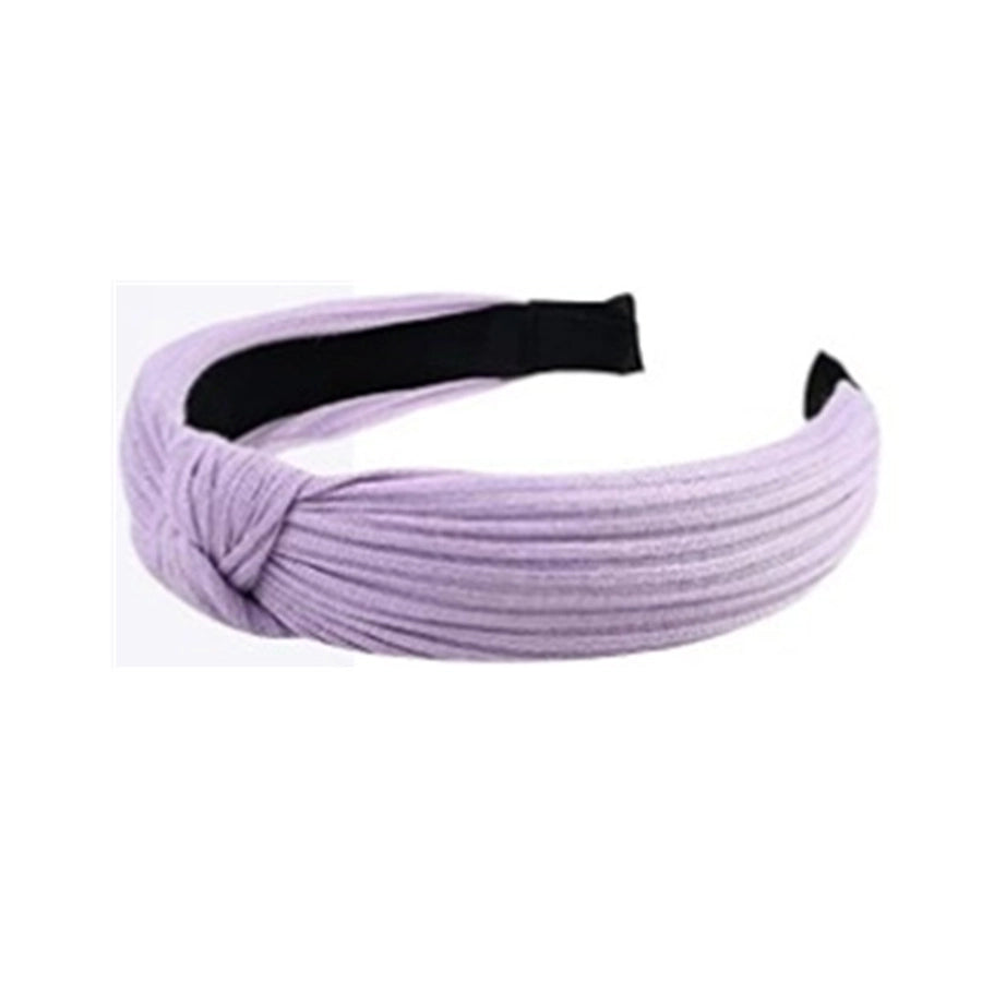 fashion solid color cloth handmade hair band 1 piece